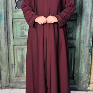 Maroon Abaya 2