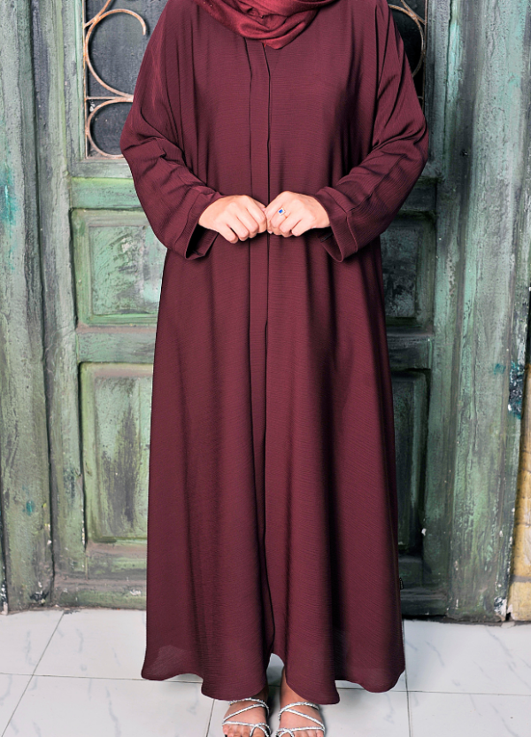 Maroon Abaya 2